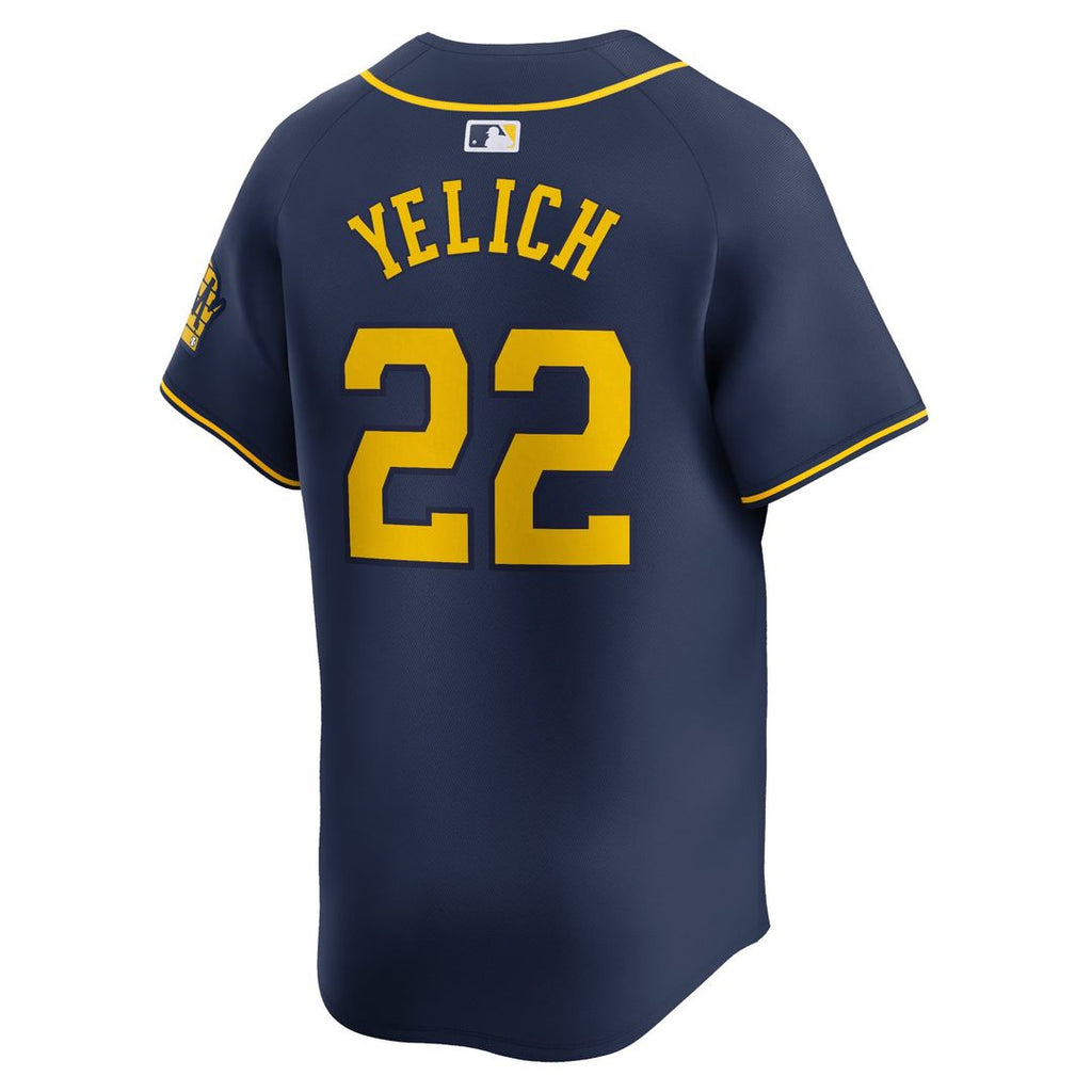 Christian Yelich Milwaukee Brewers Nike Alternate Limited Player Jersey – Navy | MLB Fan Gear