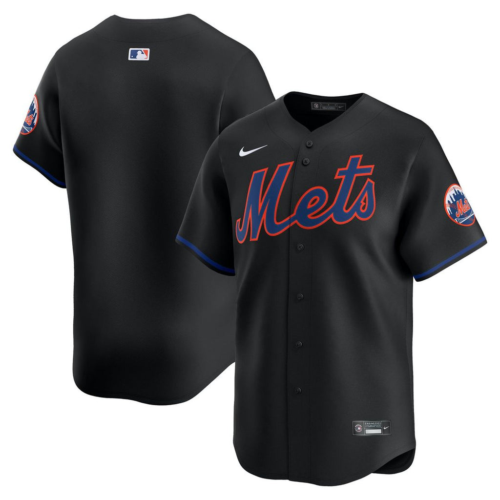 New York Mets Nike Alternate Limited Jersey - Black | MLB Fan Gear