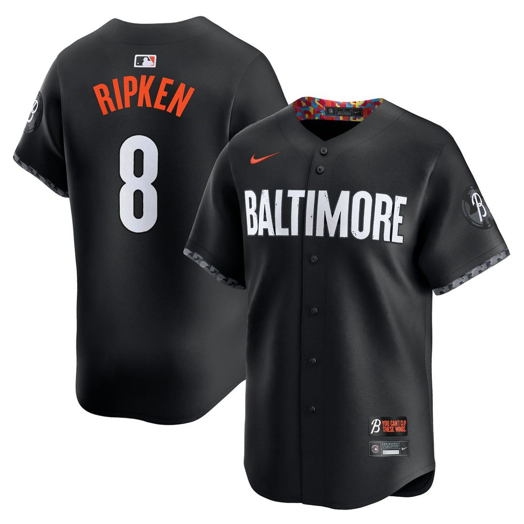 Cal Ripken Jr. Baltimore Orioles Nike City Connect Limited Jersey - Black | MLB Fan Gear