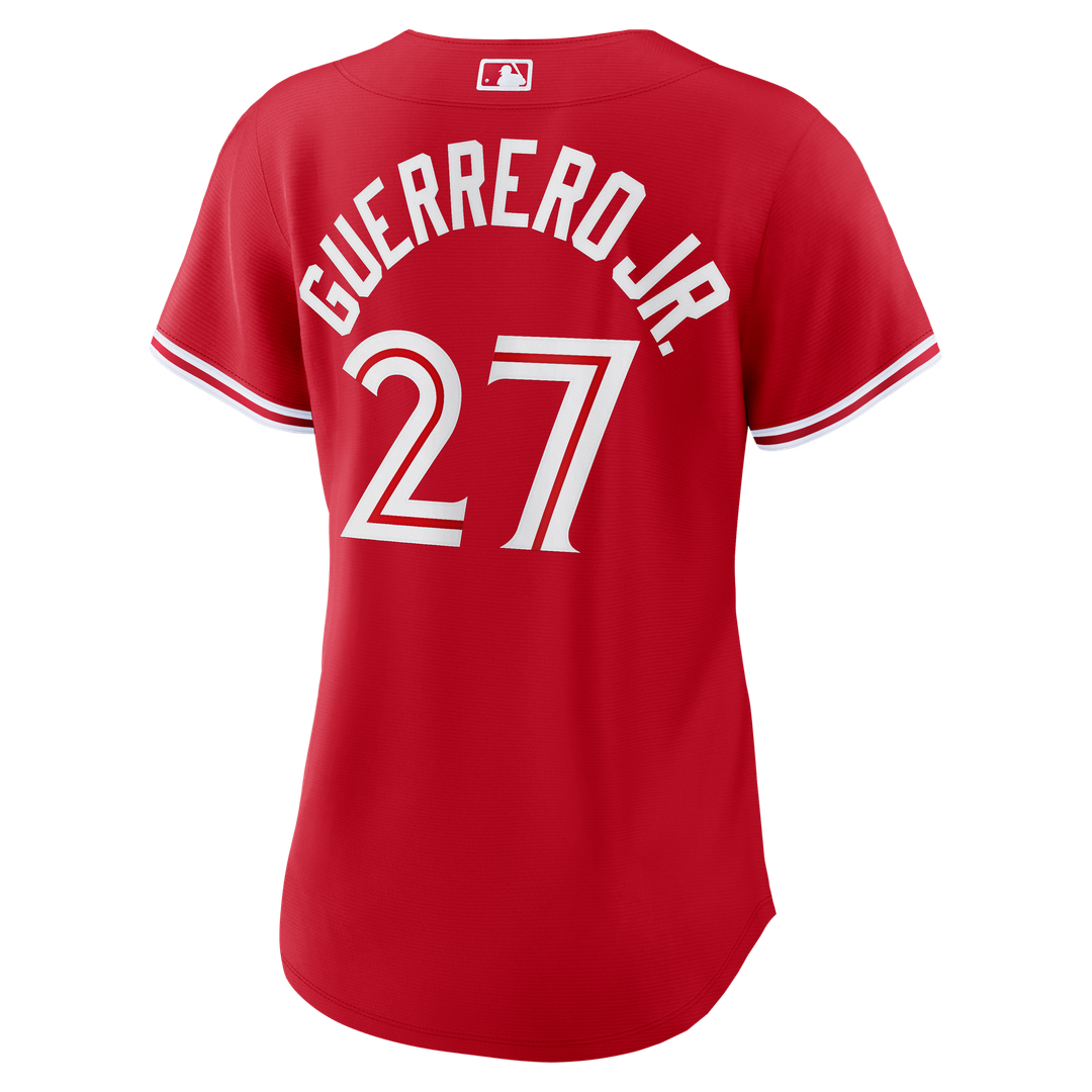 Vladimir Guerrero Jr. Toronto Blue Jays Nike Women's Canada Day Replica Jersey - Red | MLB Fan Gear