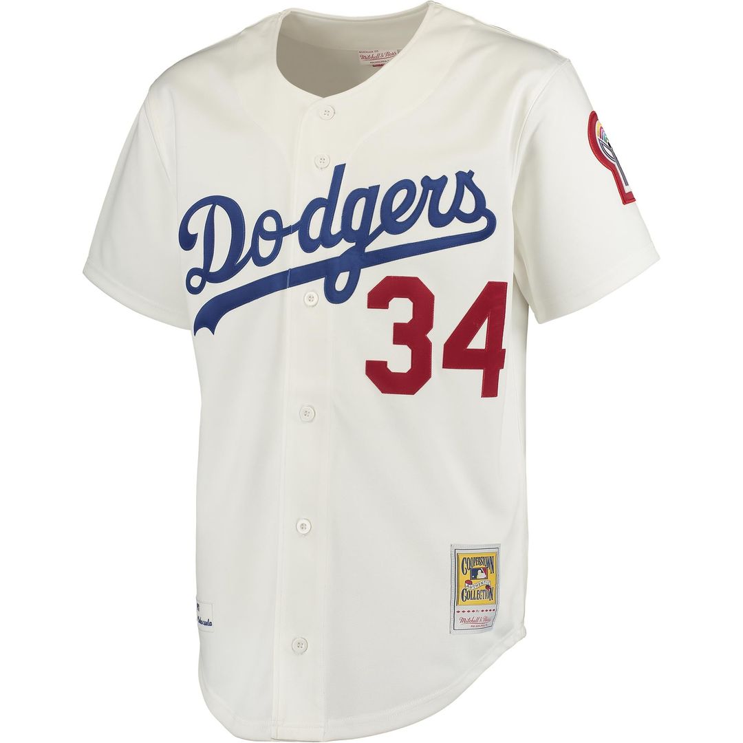 Fernando Valenzuela Los Angeles Dodgers Mitchell & Ness Authentic Jersey - White | MLB Fan Gear