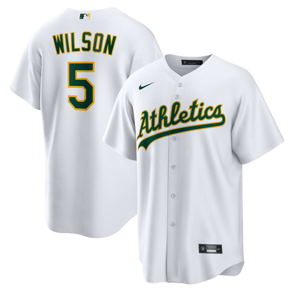 Jacob Wilson Athletics Nike Home Replica Jersey - White | MLB Fan Gear