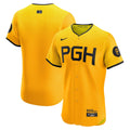 Pittsburgh Pirates Nike City Connect Elite Jersey - Gold | MLB Fan Gear
