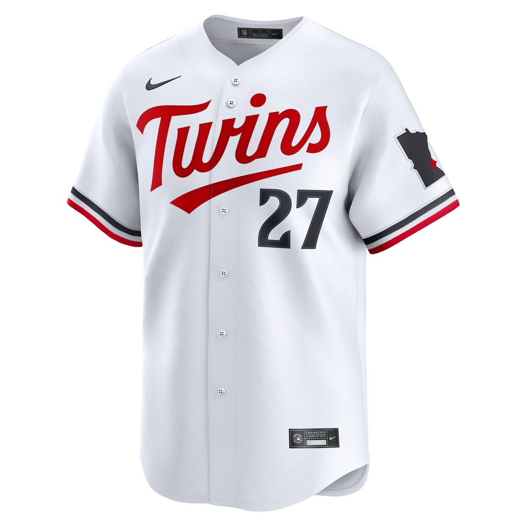 Ryan Jeffers Minnesota Twins Nike Home Limited Player Jersey - White | MLB Fan Gear
