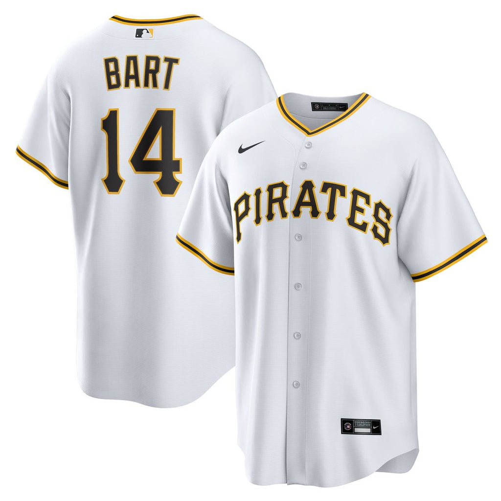 Joey Bart Pittsburgh Pirates Nike Home Replica Jersey - White | MLB Fan Gear