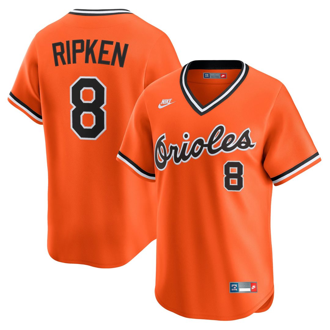 Cal Ripken Sr. Baltimore Orioles Nike Throwback Cooperstown Collection Limited Jersey - Orange | MLB Fan Gear