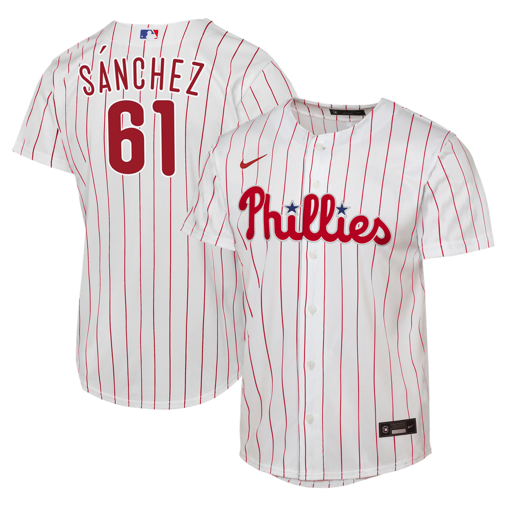 Cristopher Sánchez Philadelphia Phillies Nike Youth Home Replica Jersey - White | MLB Fan Gear