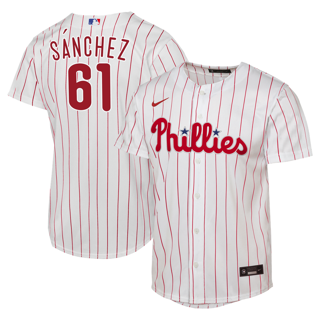 Cristopher Sánchez Philadelphia Phillies Nike Youth Home Replica Jersey - White | MLB Fan Gear