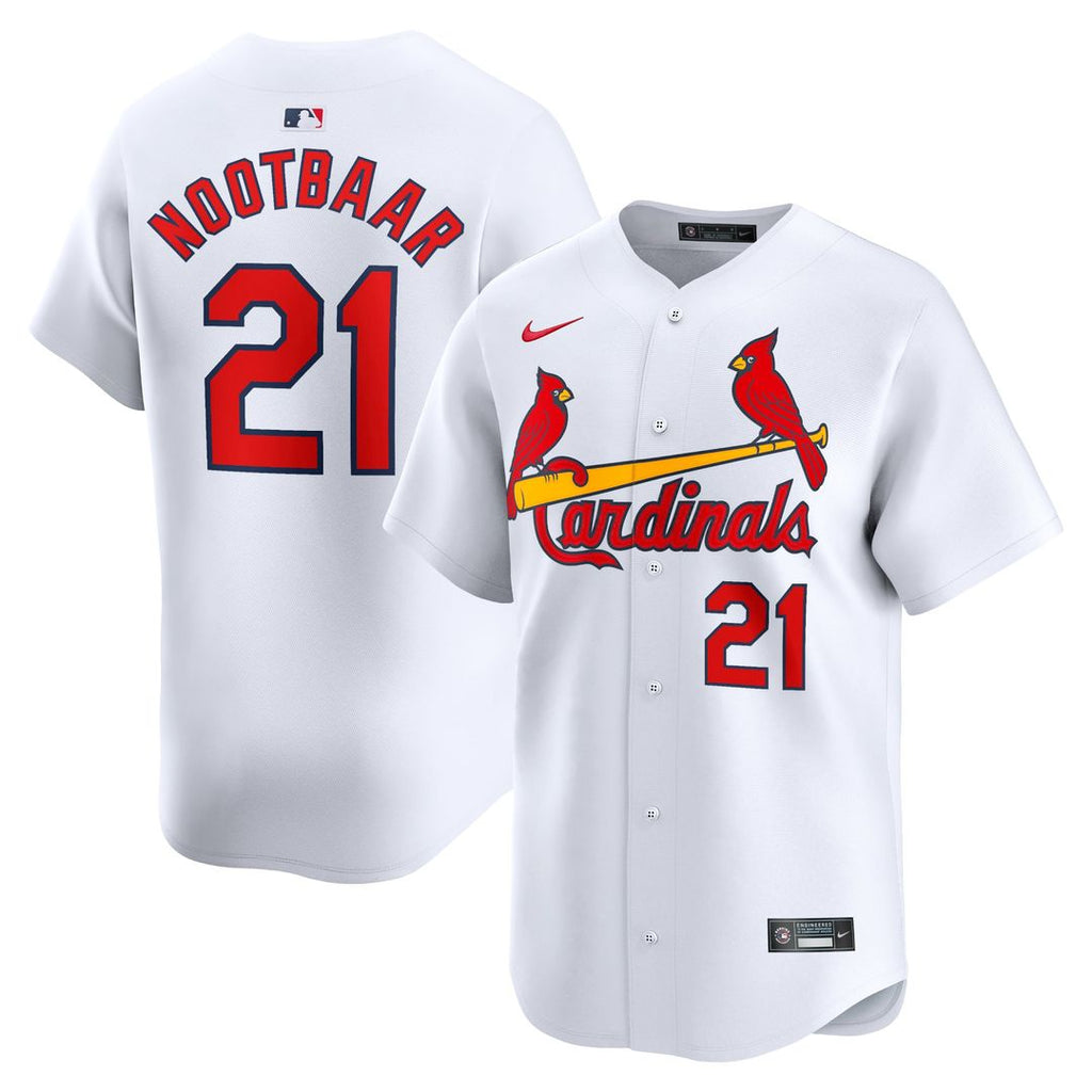 Lars Nootbaar St. Louis Cardinals Nike Home Limited Player Jersey - White | MLB Fan Gear