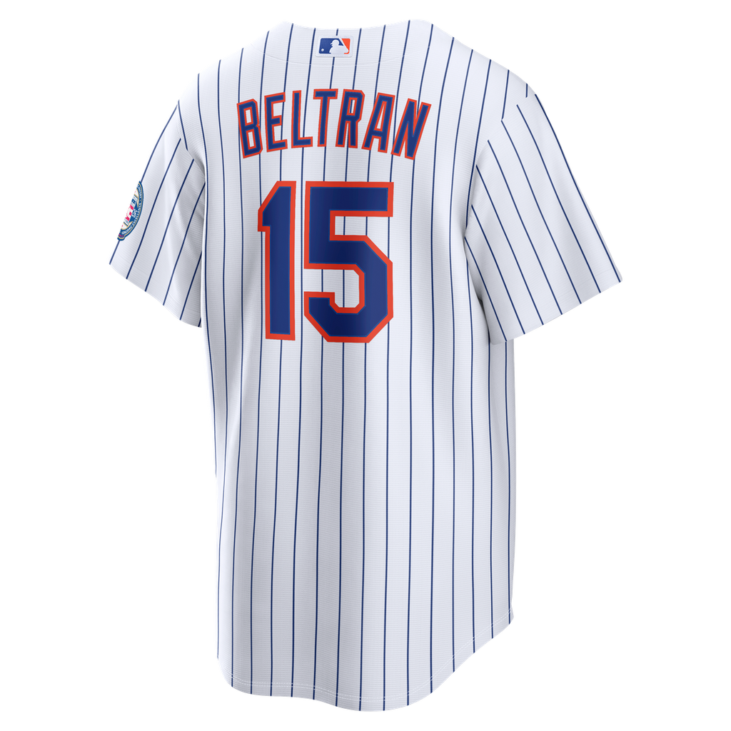 Carlos Beltran New York Mets Nike Home Replica 2026 Hall of Fame Patch Jersey - White | MLB Fan Gear