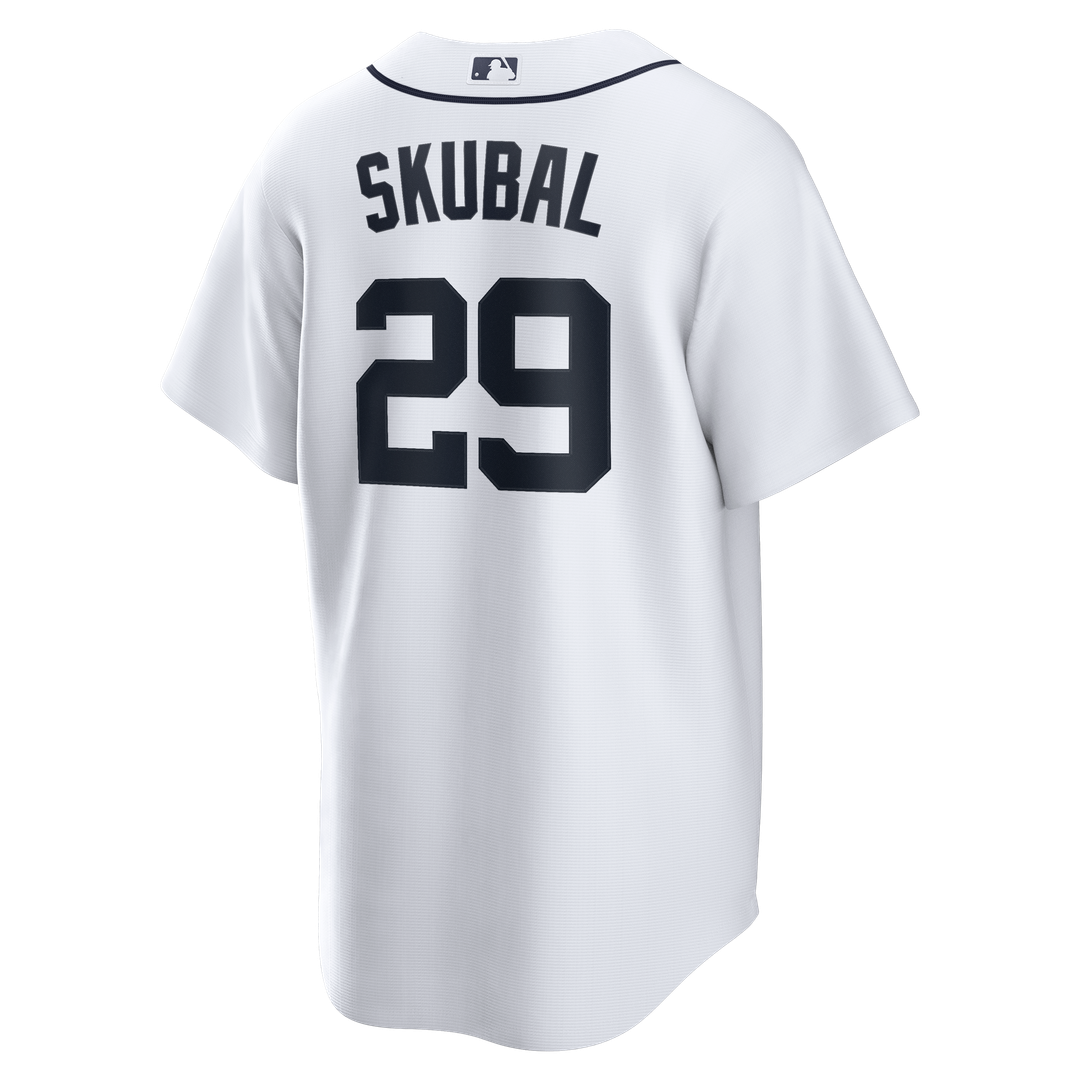 Tarik Skubal Detroit Tigers Nike Home Replica Jersey - White | MLB Fan Gear