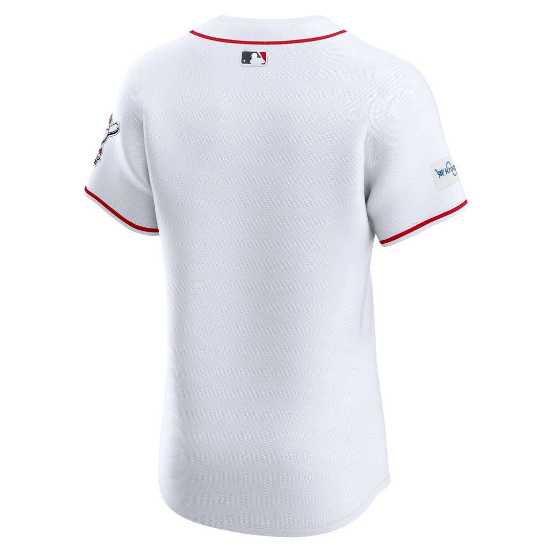 Cincinnati Reds Nike Home Elite Jersey - White | MLB Fan Gear