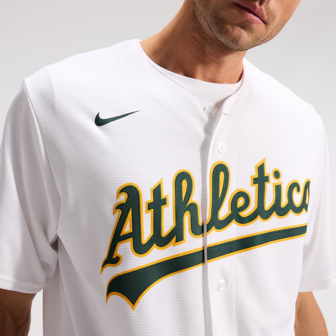 Athletics Nike Home Replica Team Jersey - White | MLB Fan Gear