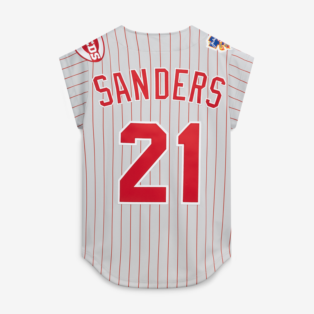 Deion Sanders Cincinnati Reds Mitchell & Ness 1997 Authentic Jersey - Gray | MLB Fan Gear