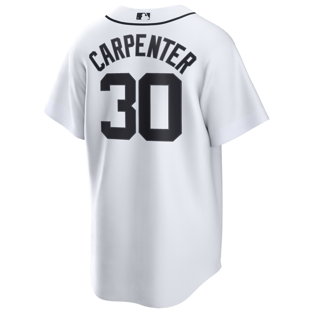 Kerry Carpenter Detroit Tigers Nike Home Replica Jersey - White | MLB Fan Gear