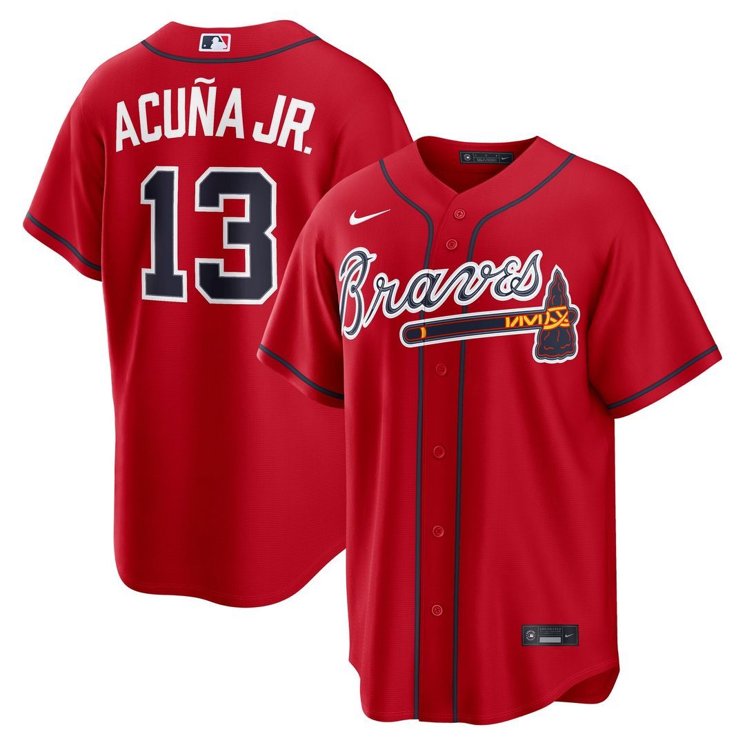 Ronald Acuña Jr. Atlanta Braves Nike Road Replica Jersey - Gray | MLB Fan Gear