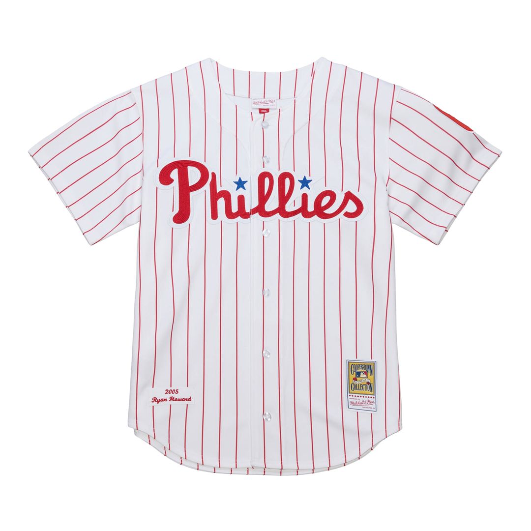 Ryan Howard Philadelphia Phillies Mitchell & Ness Cooperstown Collection Authentic Jersey – White | MLB Fan Gear