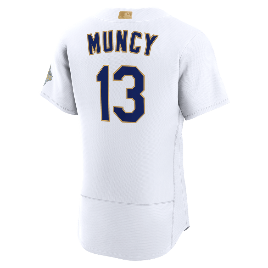 Max Muncy Los Angeles Dodgers Nike 2026 Gold Collection Authentic Jersey - White | MLB Fan Gear