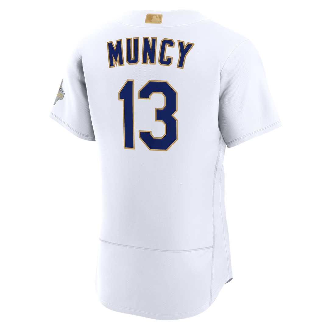 Max Muncy Los Angeles Dodgers Nike 2026 Gold Collection Authentic Jersey - White | MLB Fan Gear
