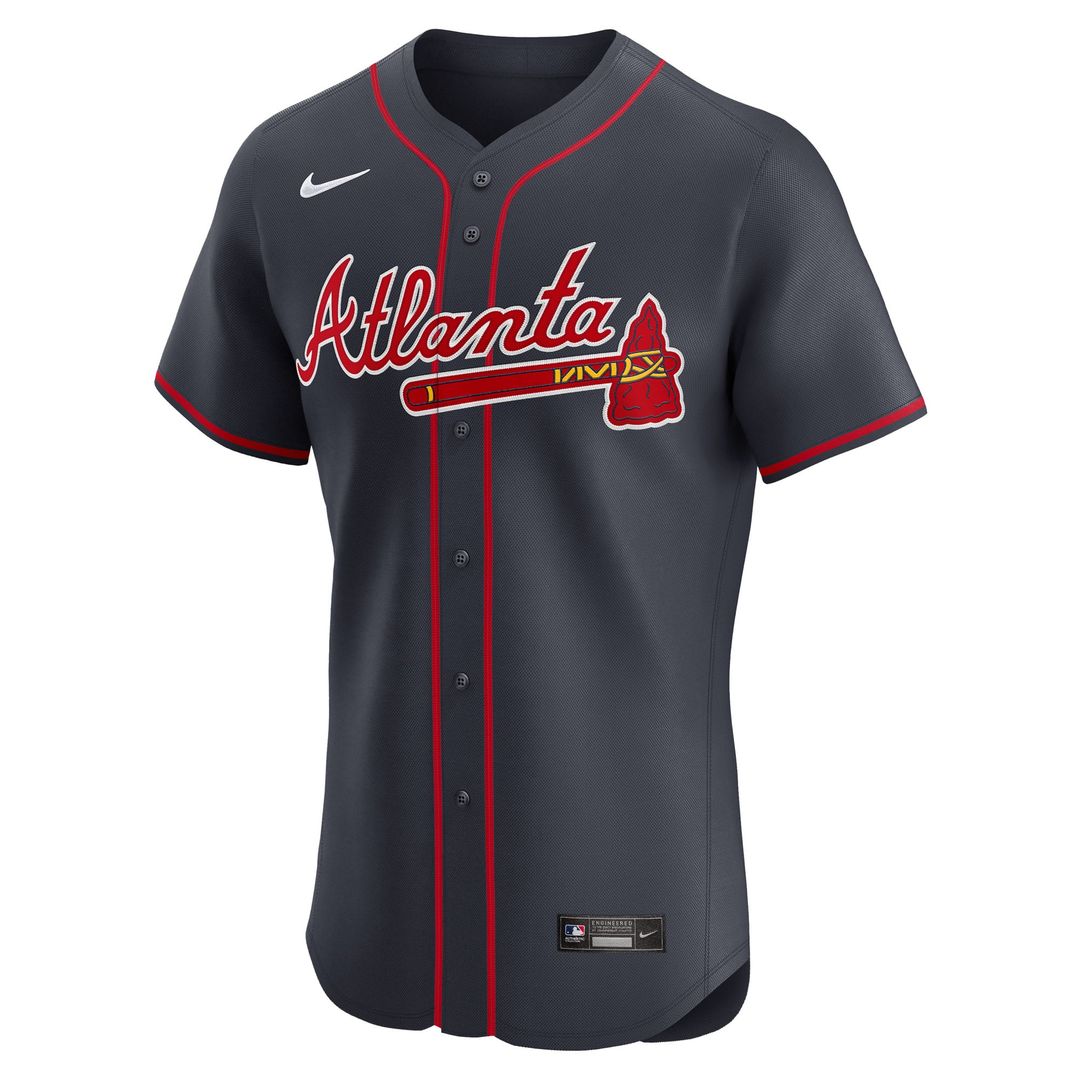 Ronald Acuña Jr. Atlanta Braves Nike Alternate 2 Elite Jersey - Red | MLB Fan Gear