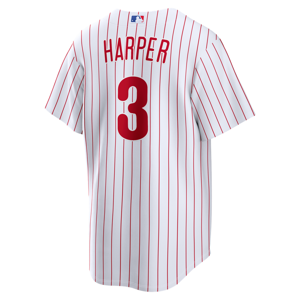 Bryce Harper Philadelphia Phillies Nike Home Replica Jersey - White | MLB Fan Gear