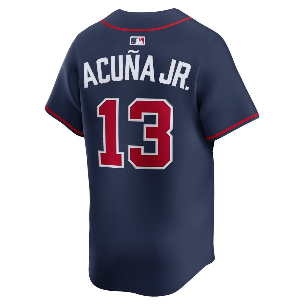 Ronald Acuña Jr. Atlanta Braves Nike Alternate Limited Jersey - Navy | MLB Fan Gear