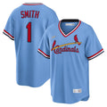 Ozzie Smith St. Louis Cardinals Nike Road Cooperstown Collection Player Jersey - Light Blue | MLB Fan Gear