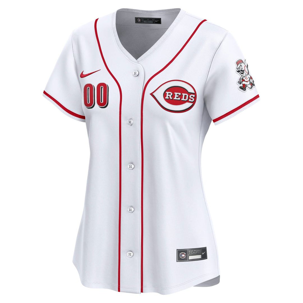 Cincinnati Reds Nike Women's Home Limited Custom Jersey - White | MLB Fan Gear