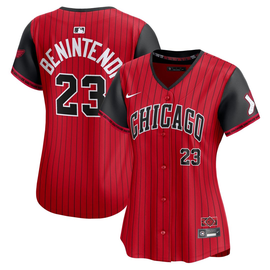 Andrew Benintendi Chicago White Sox Nike Women's City Connect Limited Jersey - Black | MLB Fan Gear