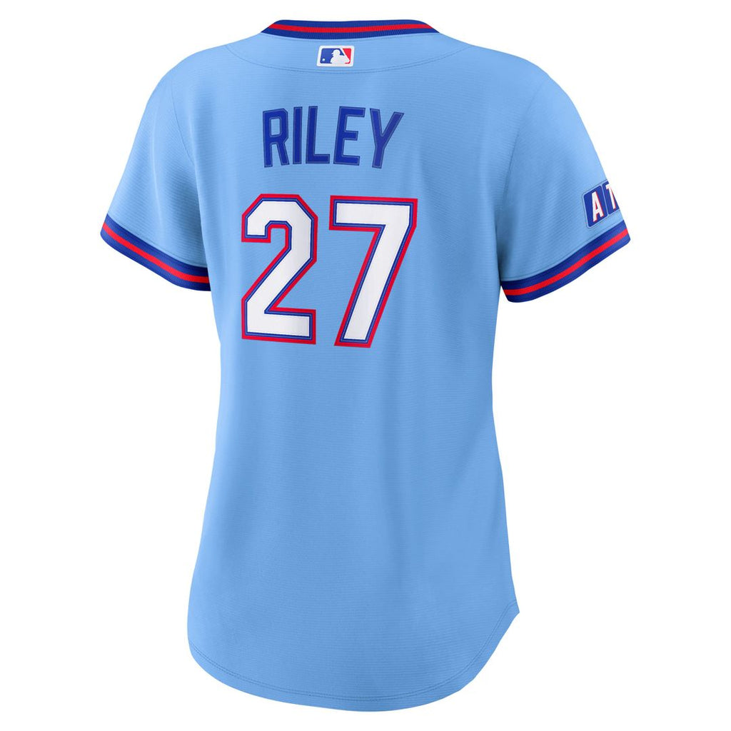 Austin Riley Atlanta Braves Nike Women's 2026 City Connect Stadium Jersey - Powder Blue | MLB Fan Gear
