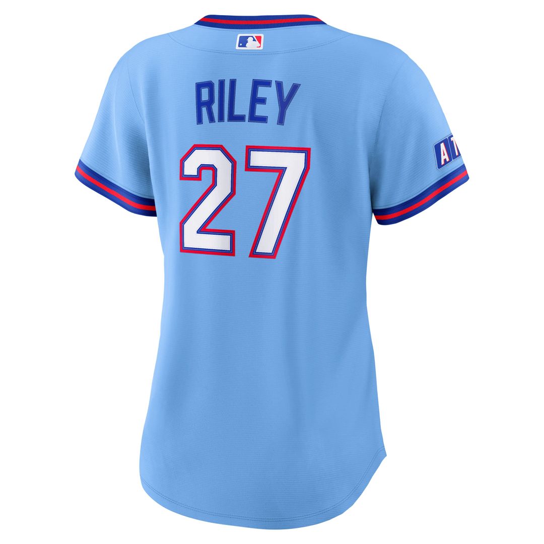 Austin Riley Atlanta Braves Nike Women's 2026 City Connect Stadium Jersey - Powder Blue | MLB Fan Gear