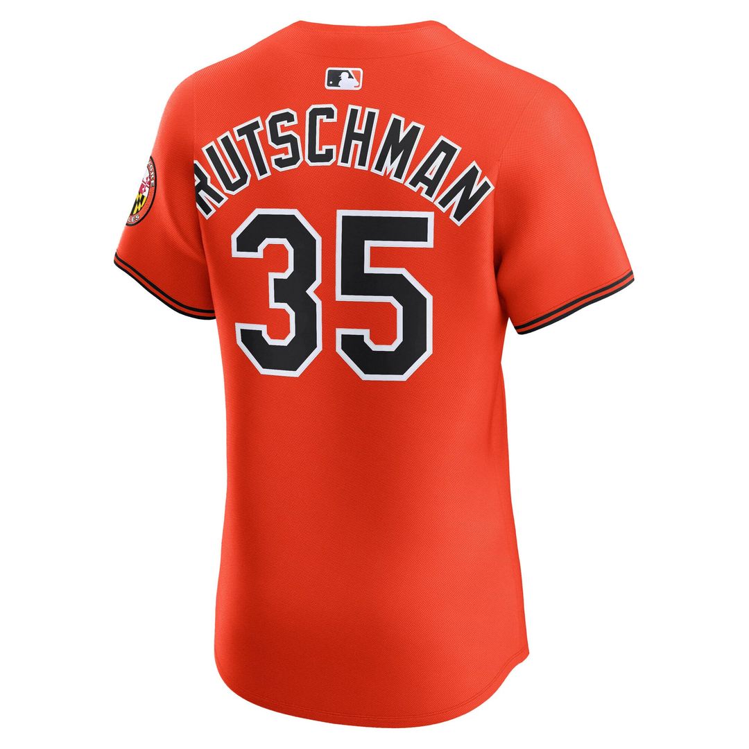 Adley Rutschman Baltimore Orioles Nike Alternate 2 Elite Jersey - Orange | MLB Fan Gear