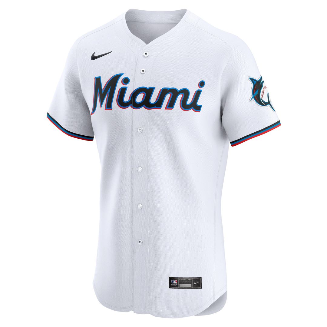 Eury Perez Miami Marlins Nike Home Elite Player Jersey - White | MLB Fan Gear