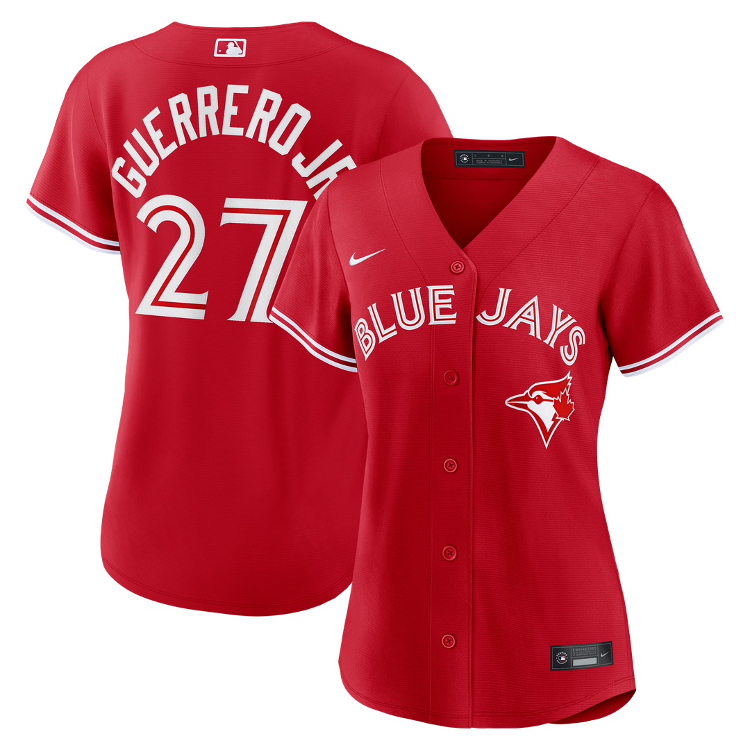 Vladimir Guerrero Jr. Toronto Blue Jays Nike Women's Canada Day Replica Jersey - Red | MLB Fan Gear