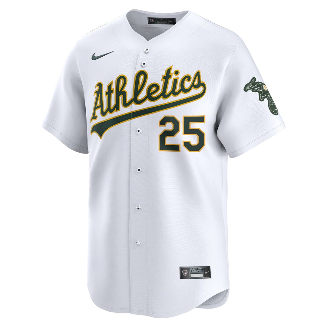 Brent Rooker Athletics Nike Home Limited Player Jersey - White | MLB Fan Gear