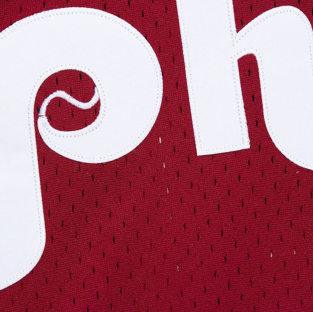 John Kruk Philadelphia Phillies Mitchell & Ness Big & Tall Cooperstown Collection Mesh Batting Practice Jersey - Burgundy | MLB Fan Gear