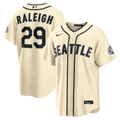 Cal Raleigh Seattle Mariners Nike Alternate Stadium Jersey - Cream | MLB Fan Gear