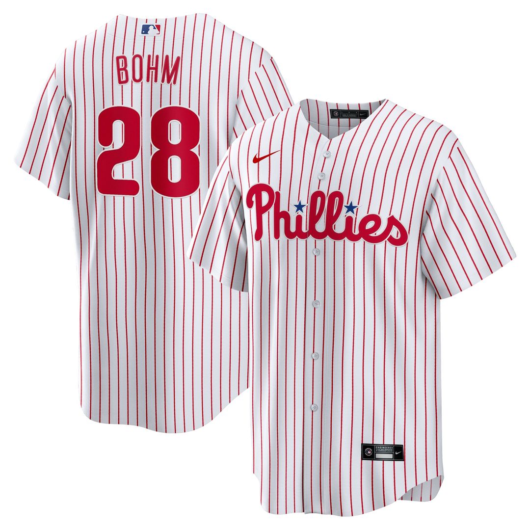 Alec Bohm Philadelphia Phillies Nike Home Replica Jersey - White | MLB Fan Gear