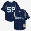 Felix Hernandez Seattle Mariners Mitchell & Ness Toddler Throwback Mesh Batting Practice Jersey - Navy | MLB Fan Gear