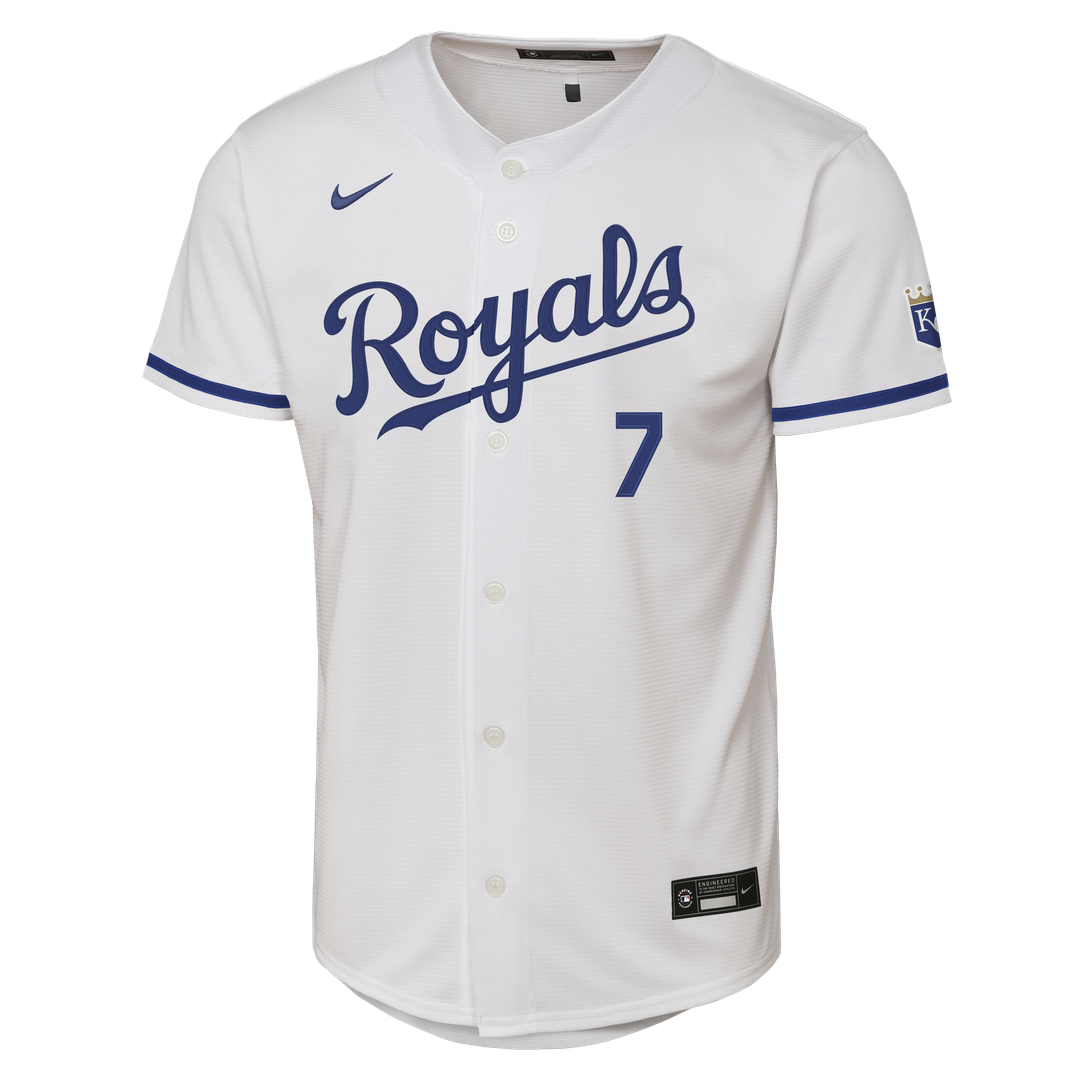 Bobby Witt Jr. Kansas City Royals Nike Youth Home Stadium Jersey - White | MLB Fan Gear