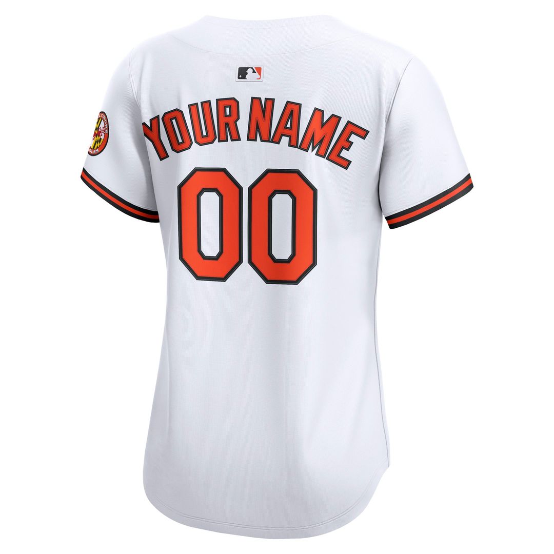 Baltimore Orioles Nike Women's Home Limited Custom Jersey - White | MLB Fan Gear