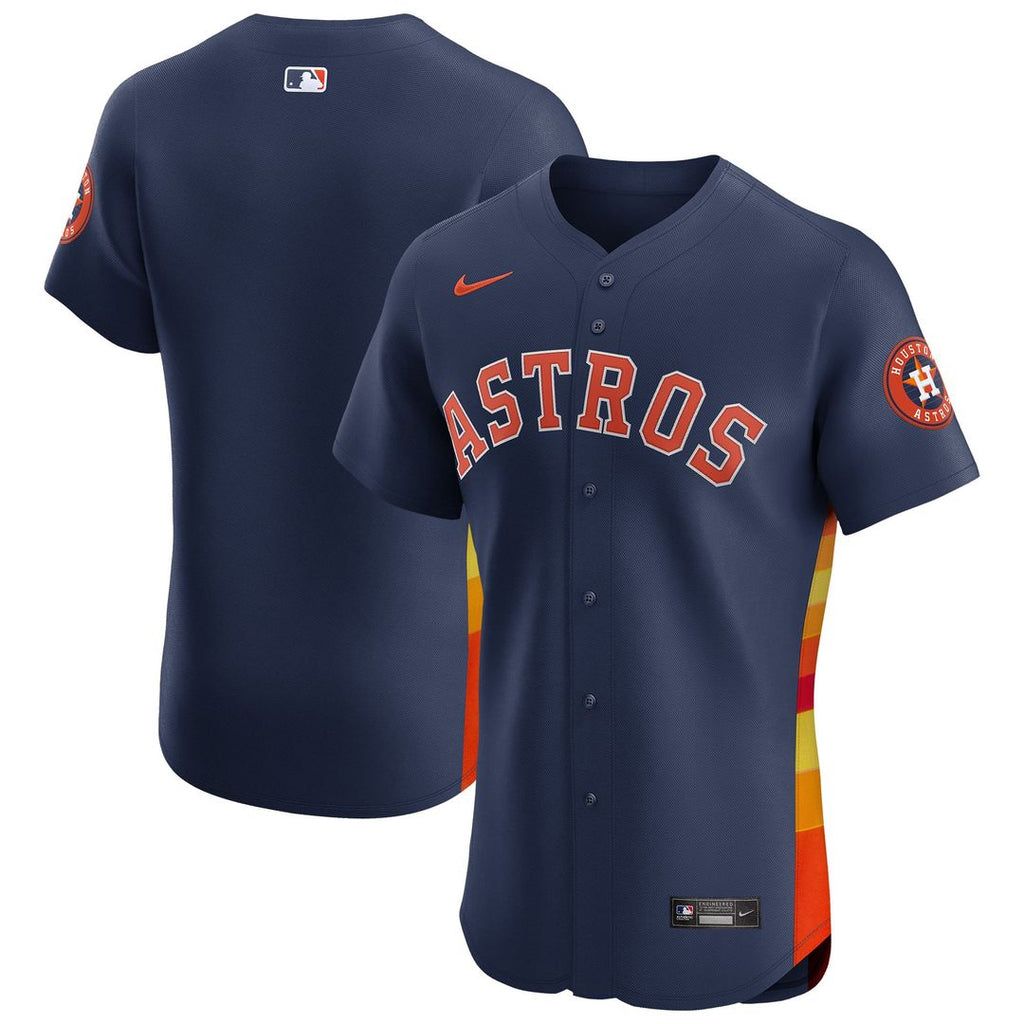 Houston Astros Nike Alternate Vapor Premier Elite Patch Jersey - Navy | MLB Fan Gear