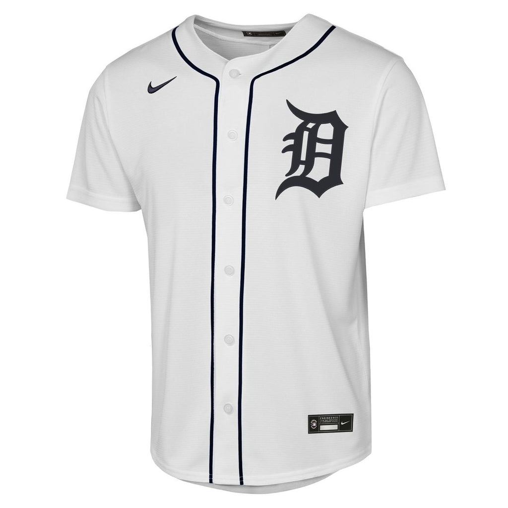 Tarik Skubal Detroit Tigers Nike Youth Home Replica Player Jersey - White | MLB Fan Gear