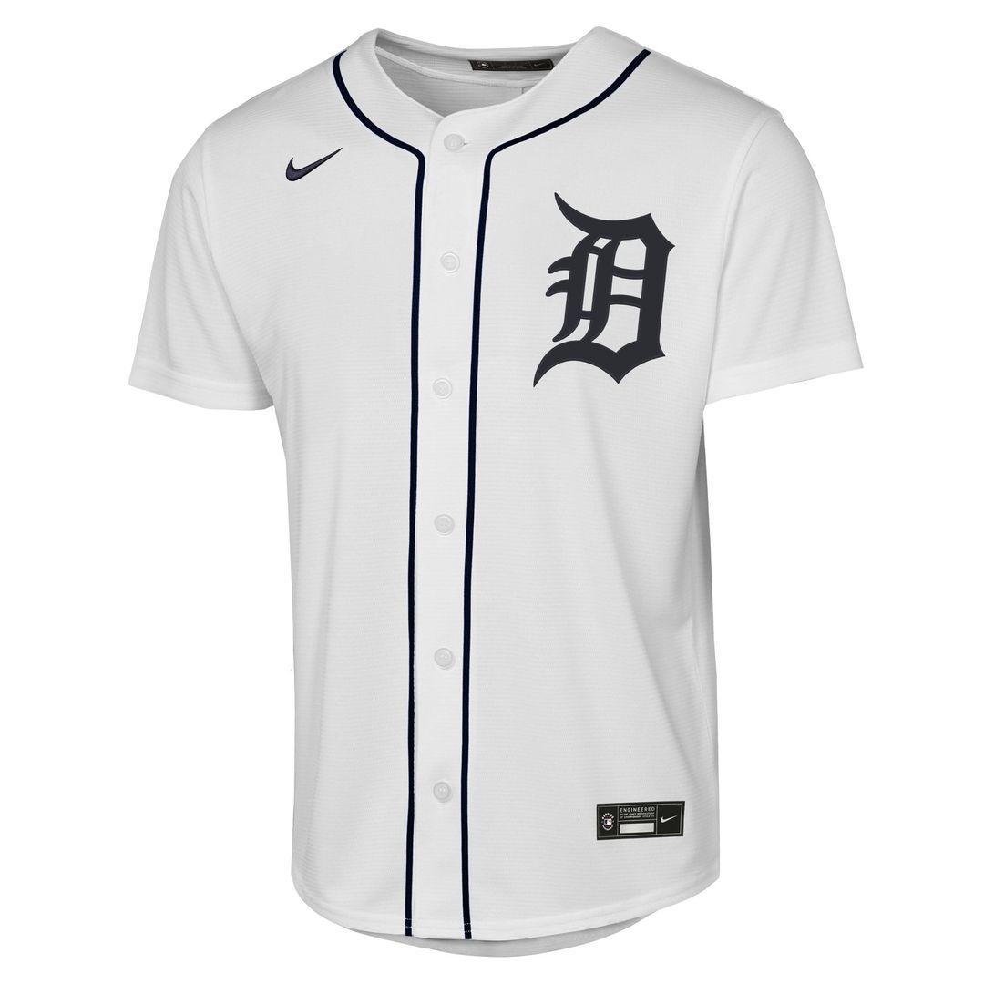 Tarik Skubal Detroit Tigers Nike Youth Home Replica Player Jersey - White | MLB Fan Gear