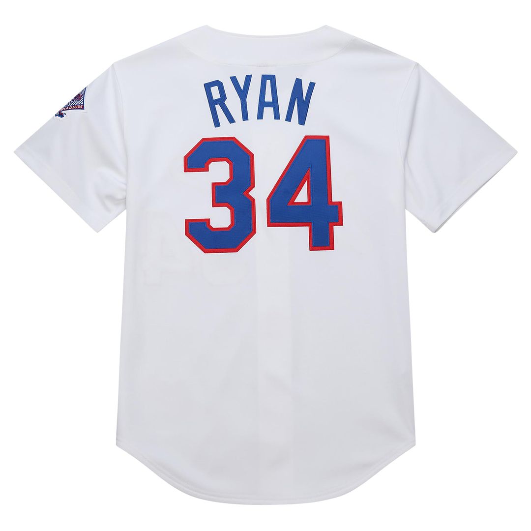 Nolan Ryan Texas Rangers Mitchell & Ness 1993 Cooperstown Collection Authentic Jersey - White | MLB Fan Gear