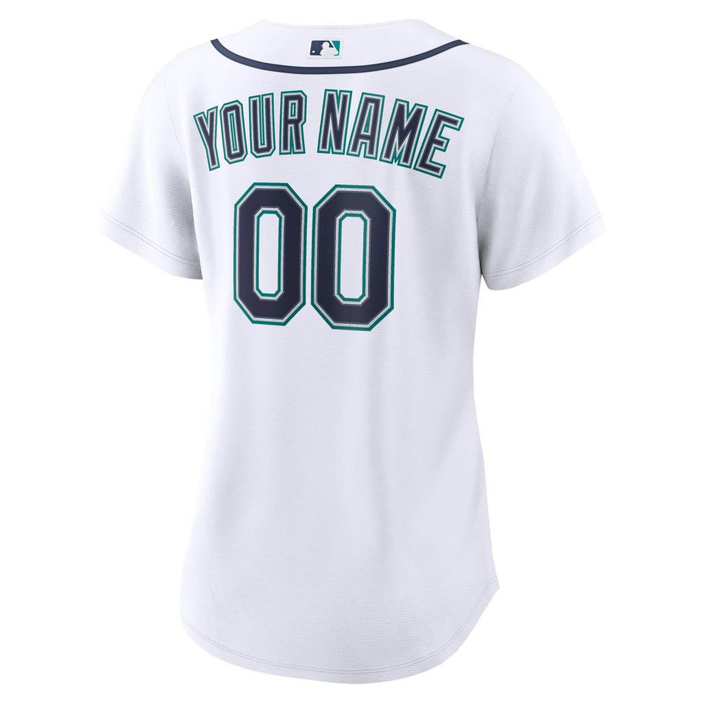Seattle Mariners Nike Women's Home Replica Custom Jersey - White | MLB Fan Gear