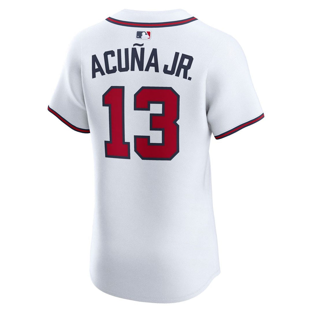 Ronald Acuña Jr. Atlanta Braves Nike Alternate Elite Jersey - Navy | MLB Fan Gear