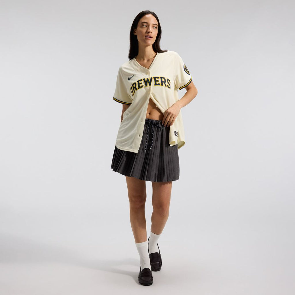 Milwaukee Brewers Nike Women's Home Limited Jersey - Cream | MLB Fan Gear