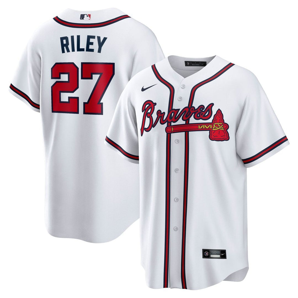 Austin Riley Atlanta Braves Nike Home Replica Player Jersey - White | MLB Fan Gear