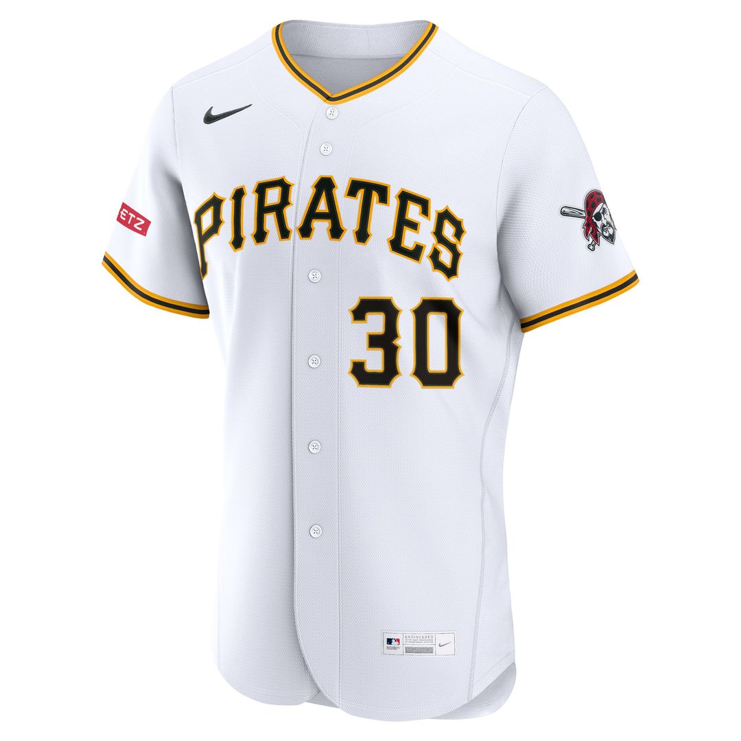 Paul Skenes Pittsburgh Pirates Nike Home Authentic Sponsor Patch Jersey - White | MLB Fan Gear
